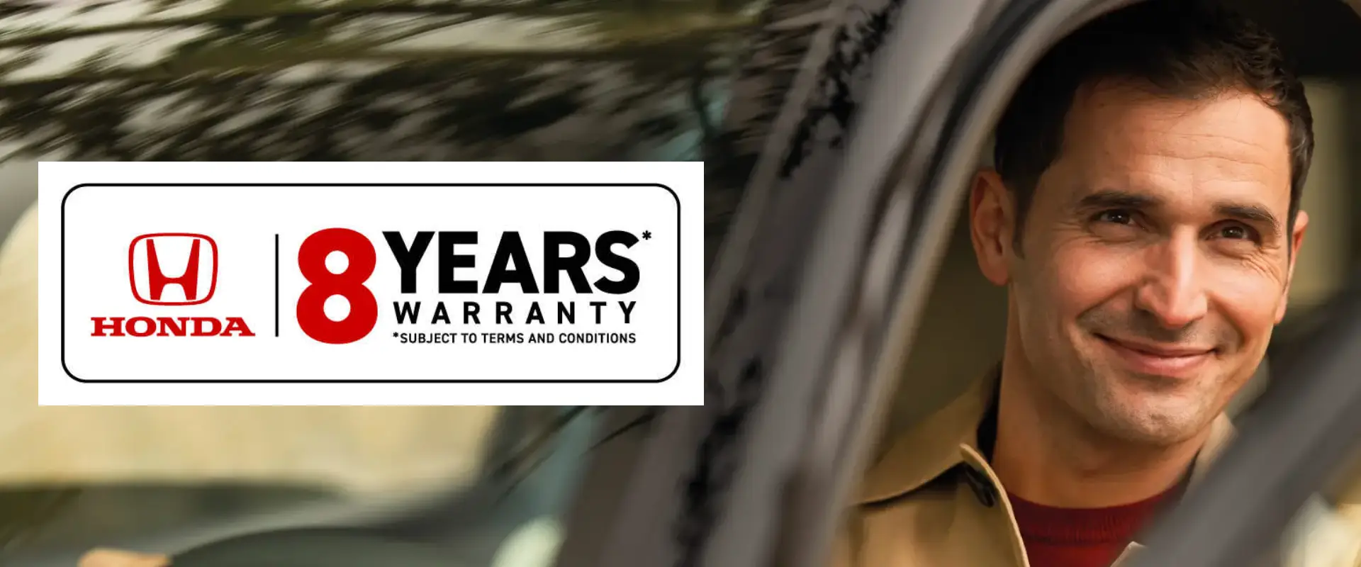 Honda 8 Year Service-Activated Warranty
