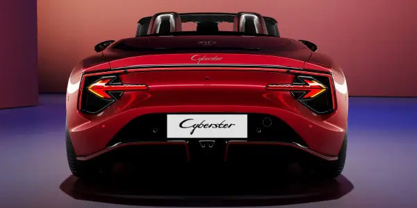 MG Cyberster electric roadster exterior