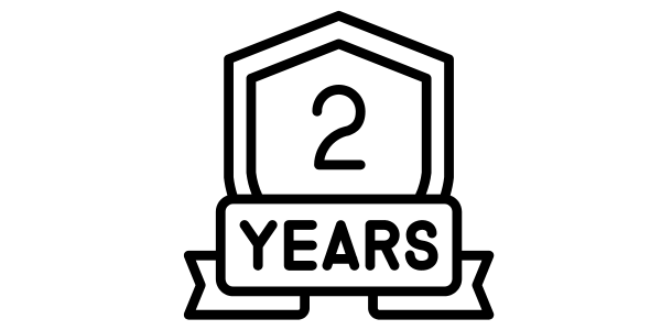 2 years unlimited mileage Warranty