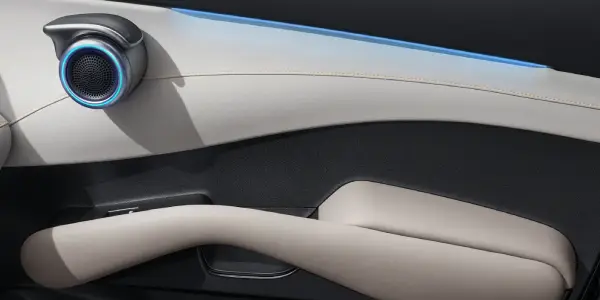 BYD ATTO 3 EVO ambient lighting and wireless charging