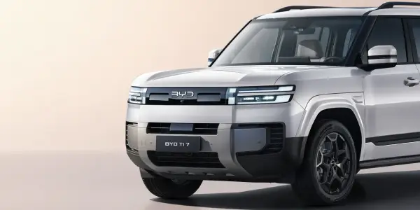 BYD Ti 7 DM-p within the BYD vehicle range