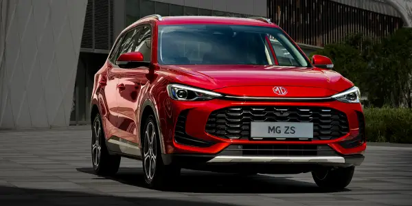 MG ZS exterior styling